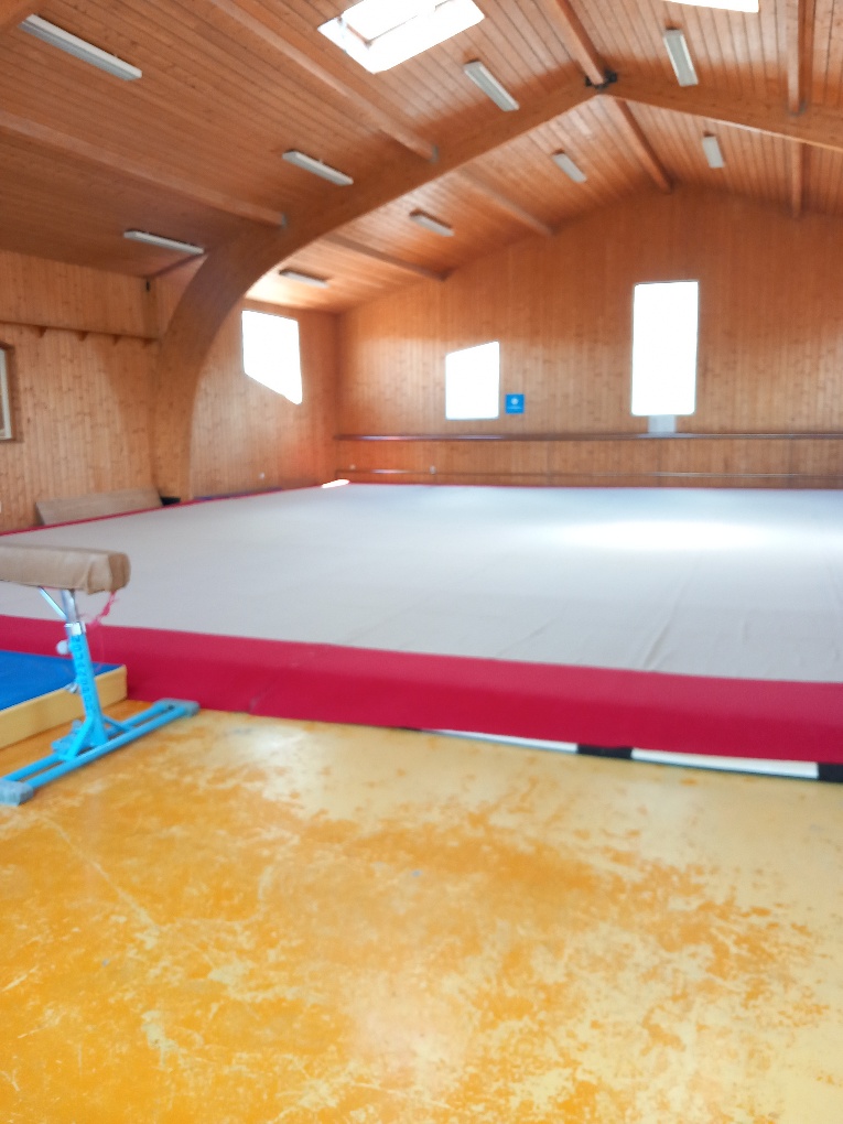 Salle de gymnastique pour clubs sportifs